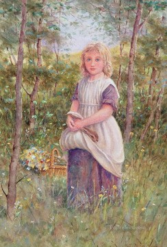 Impresionismo Painting - Country Girl de Henry James Johnstone Británico 04 Impresionista